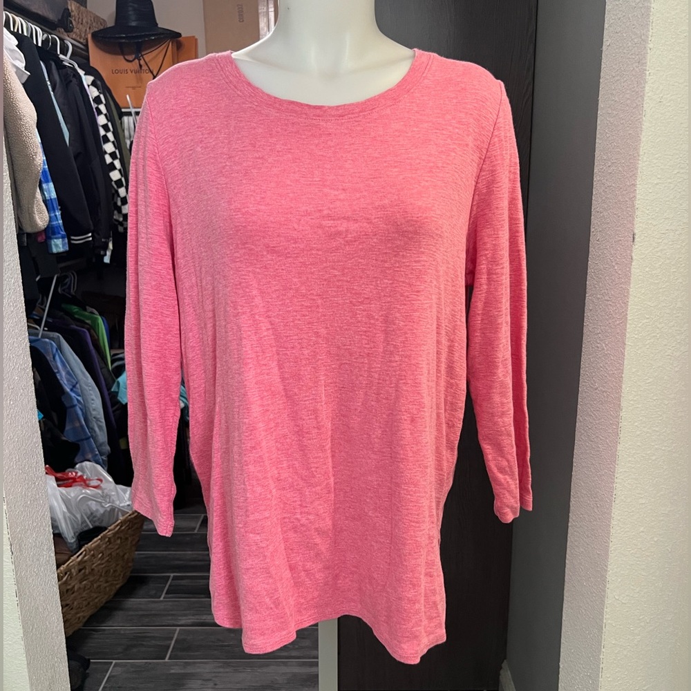 Tommy Bahama Pink 3/4 Sleeve Top